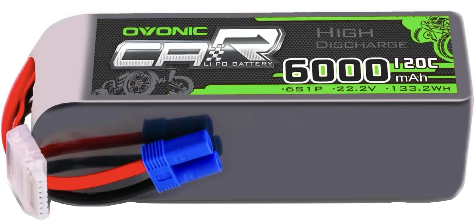 OVONIC 6S LiPo Battery 6000mAh 22.2V